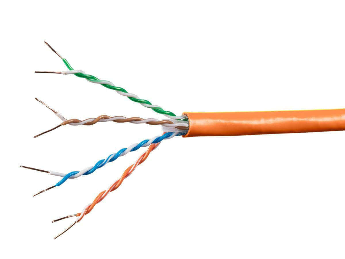 Monoprice Cat6A Ethernet Bulk Cable - Solid 550Mhz UTP CMR Riser Rated Pure Bare Copper Wire 10G 23AWG No Logo 1000ft.