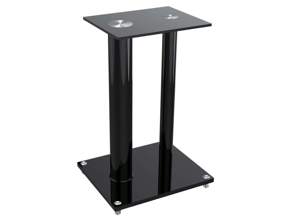 Monoprice Glass Floor Speaker Stands (pair) Black