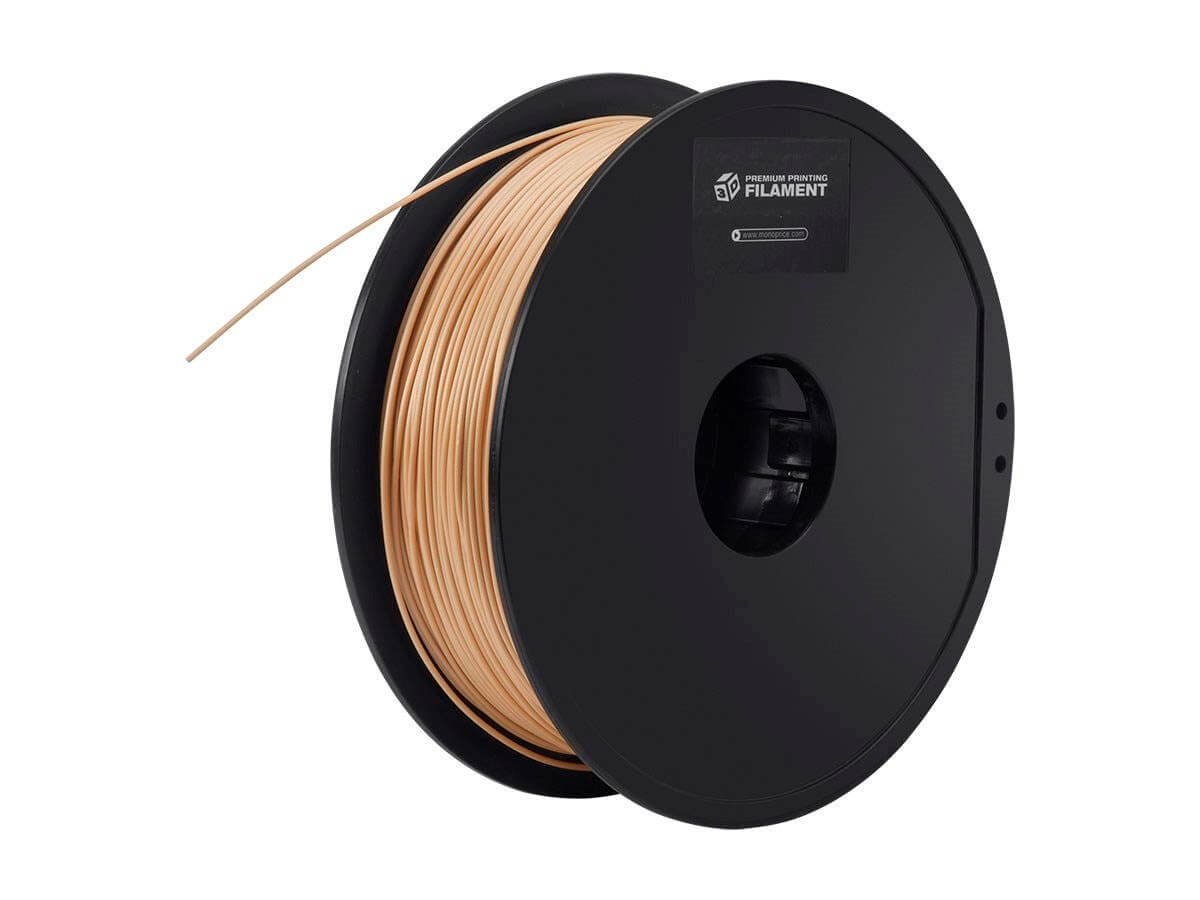 Monoprice Premium 3D Printer Filament PLA 1.75MM .5kg/spool Wood