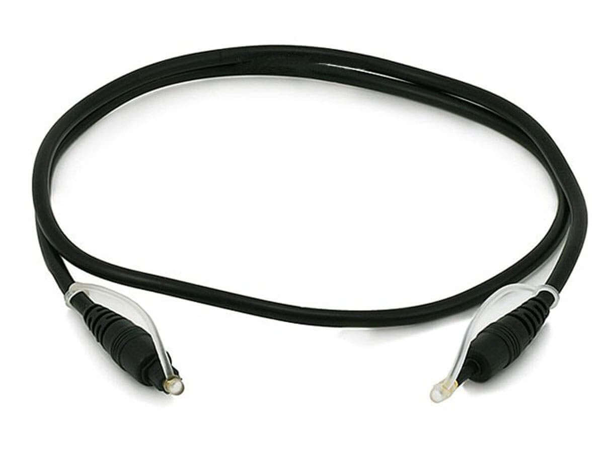 Monoprice S/PDIF Digital Optical Audio Cable Toslink to Mini Toslink 3ft