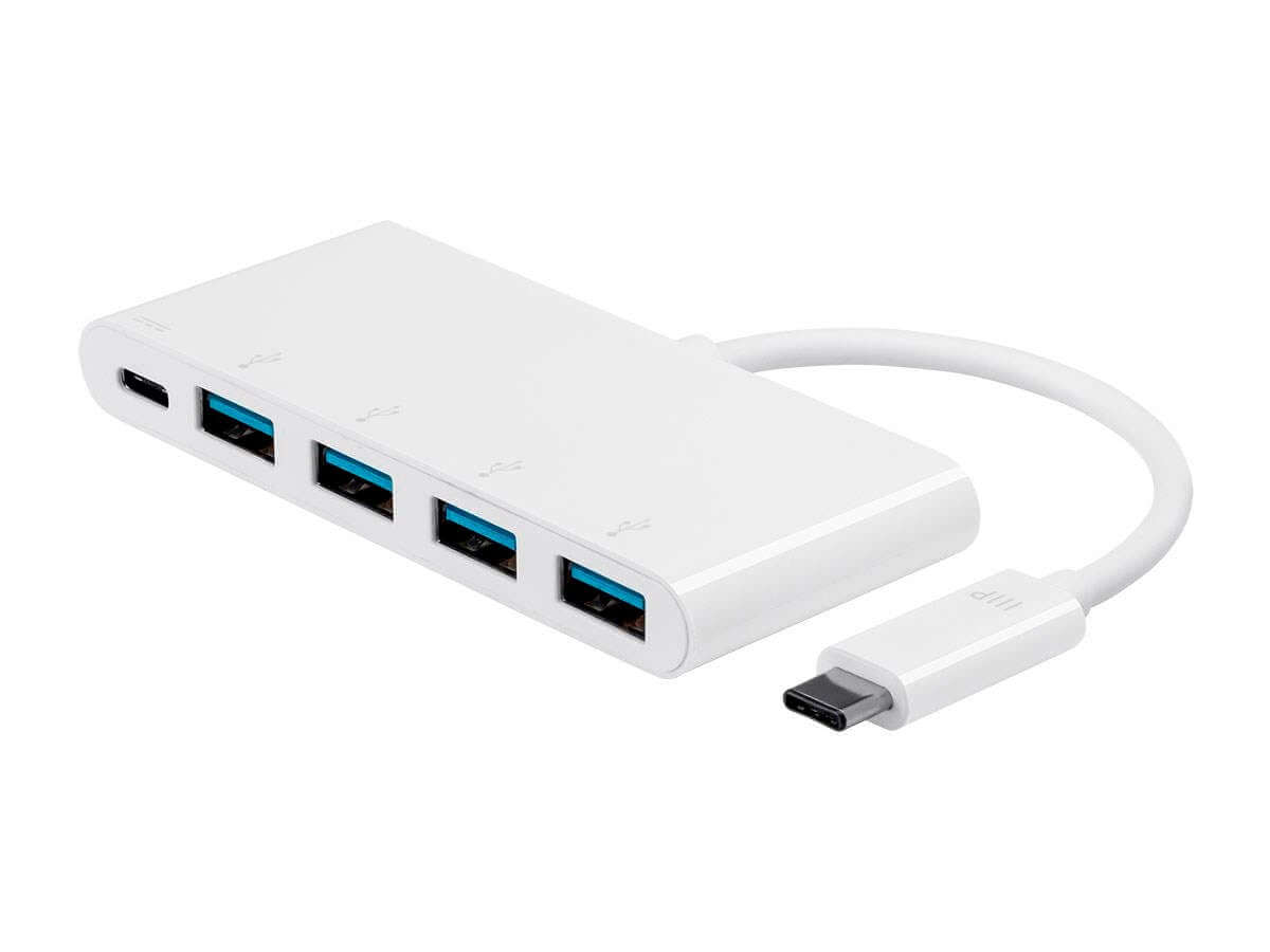 Monoprice Select Series USB-C to 4x USB-A 3.0 and USB-C (F) Adapter
