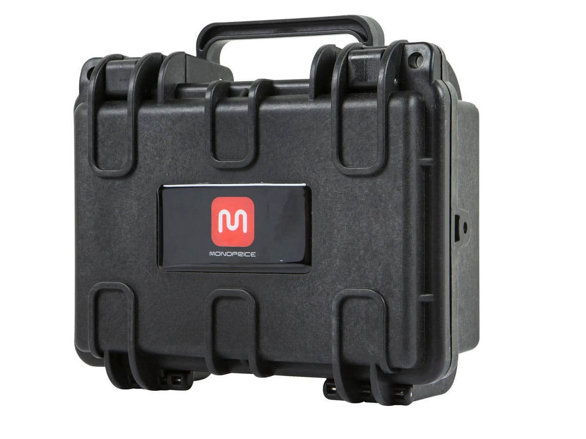 Pure Outdoor by Monoprice Weatherproof Hard Case with Customizable Foam 8" x 7" x 4"