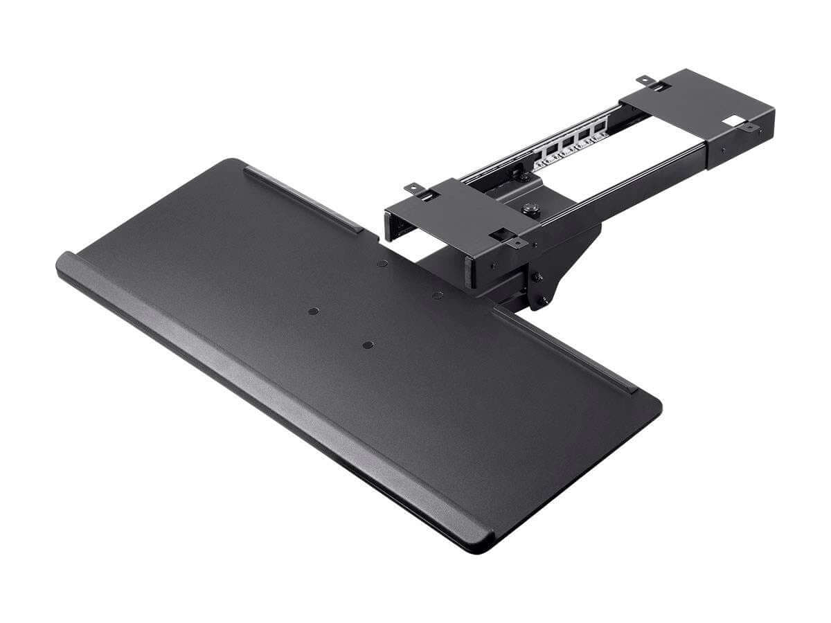 Workstream by Monoprice Adjustable Ergonomic Keyboard Tray With Full Size Platform