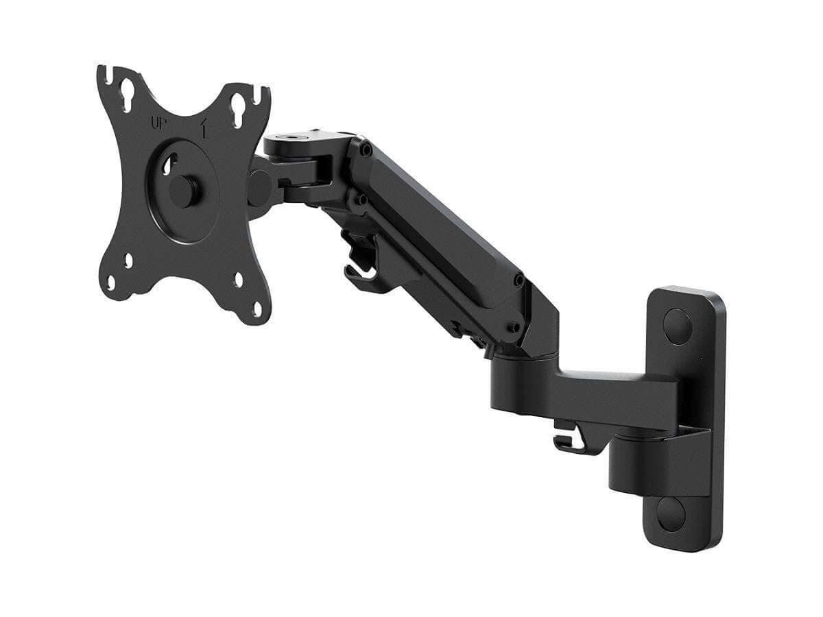 Workstream by Monoprice Adjustable Gas Spring 2-Segment Wall Mount for Monitors Up To 27"