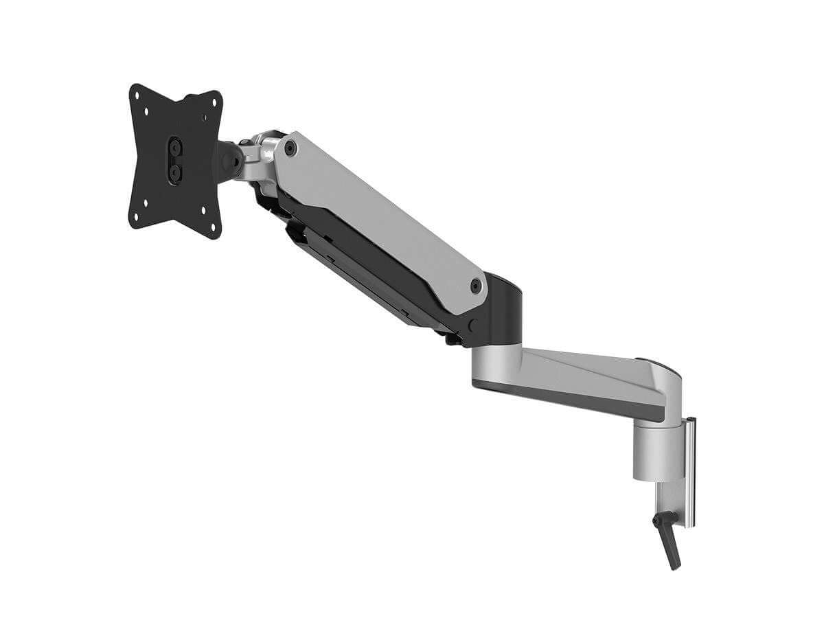 Workstream by Monoprice Slat Desk System Fully Adjustable Gas Spring Monitor End-Mount