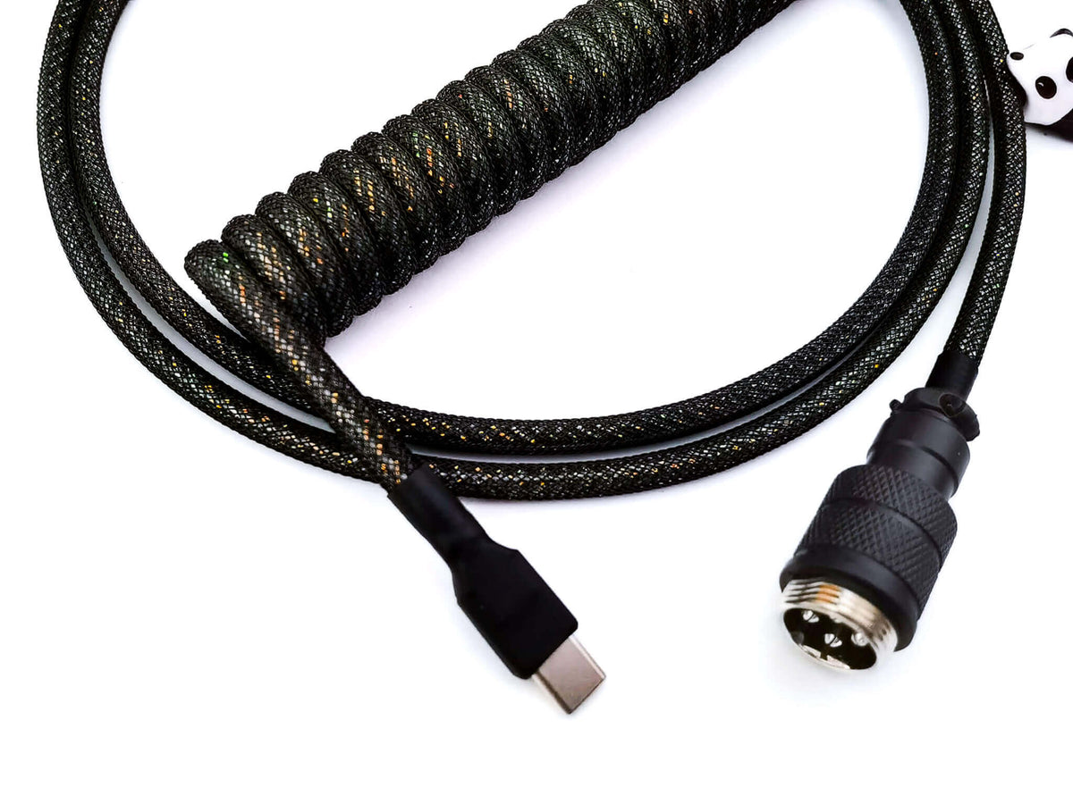 Galaxy keyboard cable  with black Gx16 and USB C connecton
