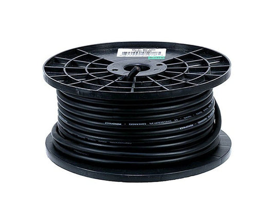Monoprice 8.0mm Professional Microphone Bulk Cable on a spool for custom audio connections.