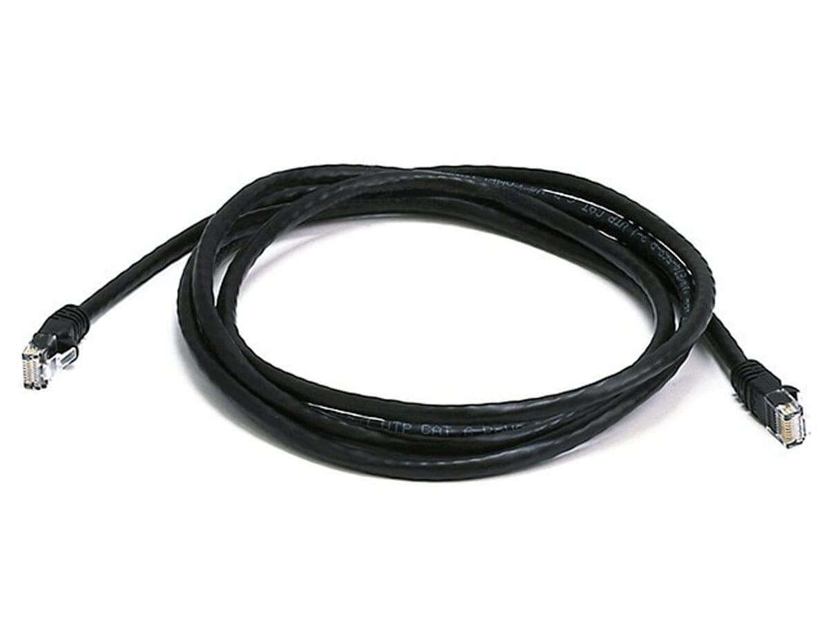 Monoprice Cat5e Ethernet Patch Cable - Snagless RJ45  Stranded  350Mhz  UTP  Pure Bare Copper Wire  24AWG
