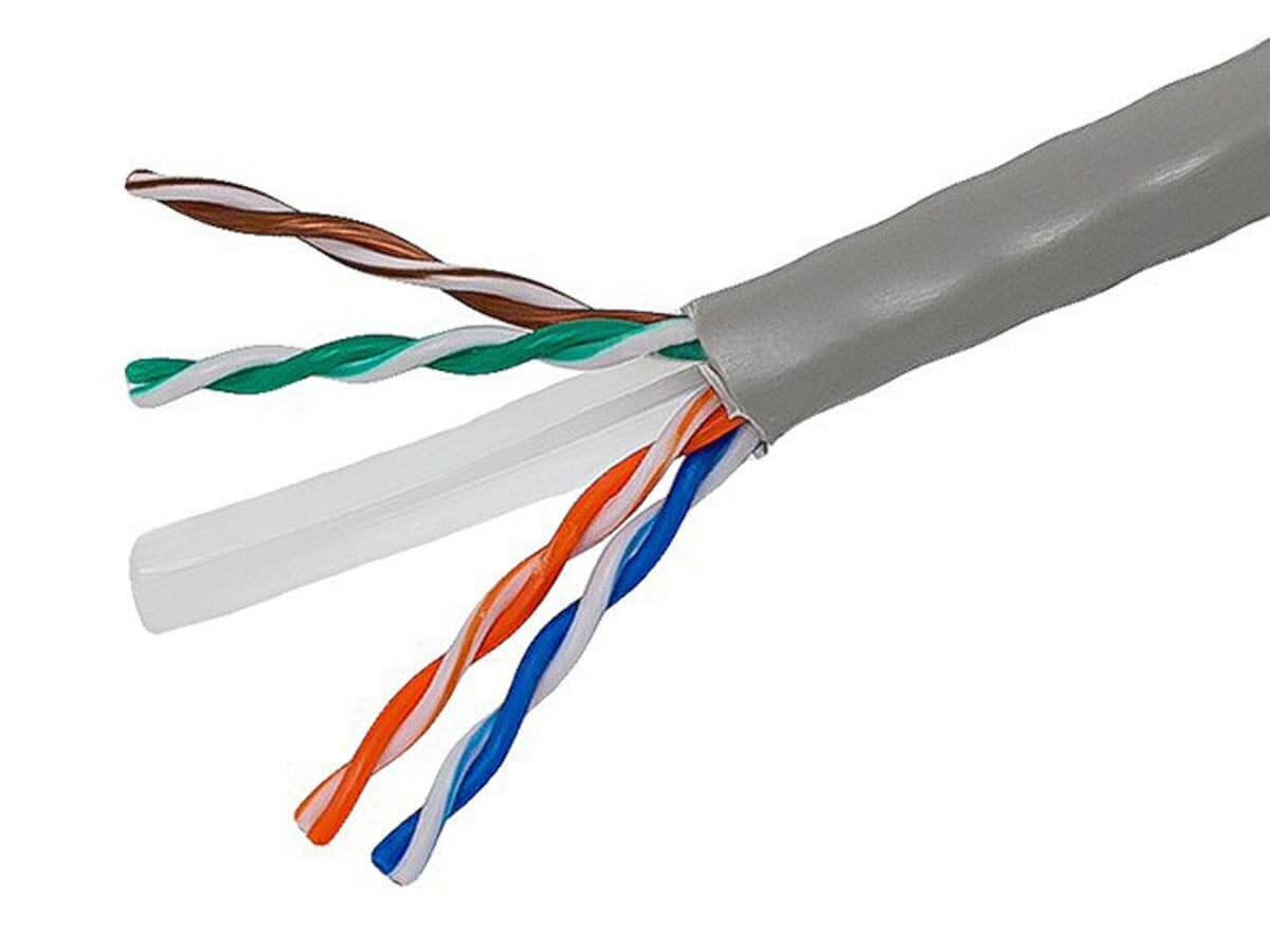Monoprice Cat6 Ethernet Bulk Cable - Stranded 550Mhz UTP Pure Bare Copper Wire 24AWG 1000ft