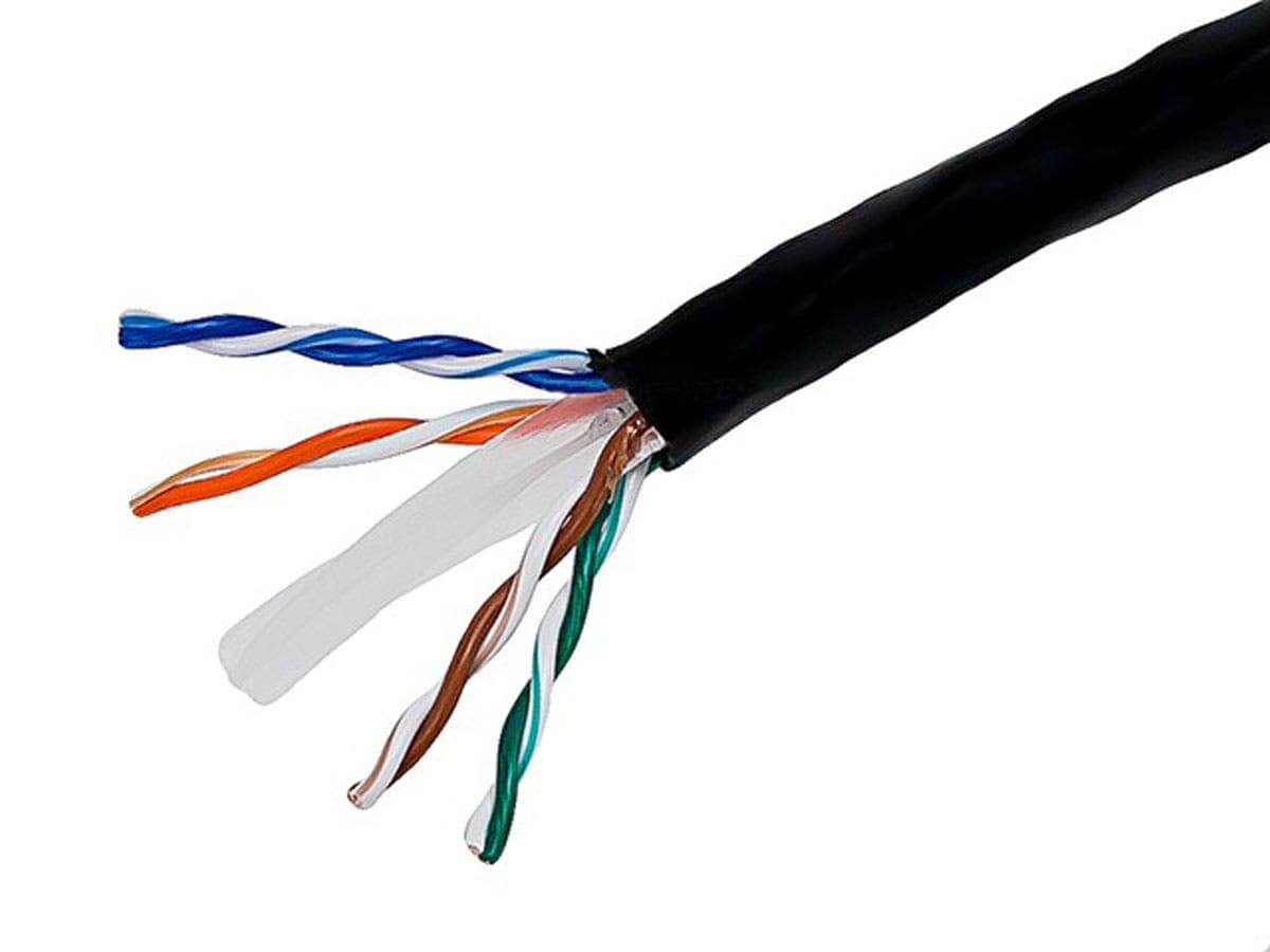Monoprice Cat6 Ethernet Bulk Cable - Stranded 550Mhz UTP Pure Bare Copper Wire 24AWG 1000ft