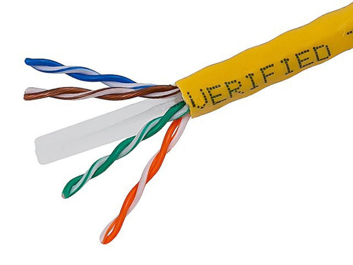 Monoprice Cat6 Ethernet Bulk Cable - Stranded 550Mhz UTP Pure Bare Copper Wire 24AWG 1000ft