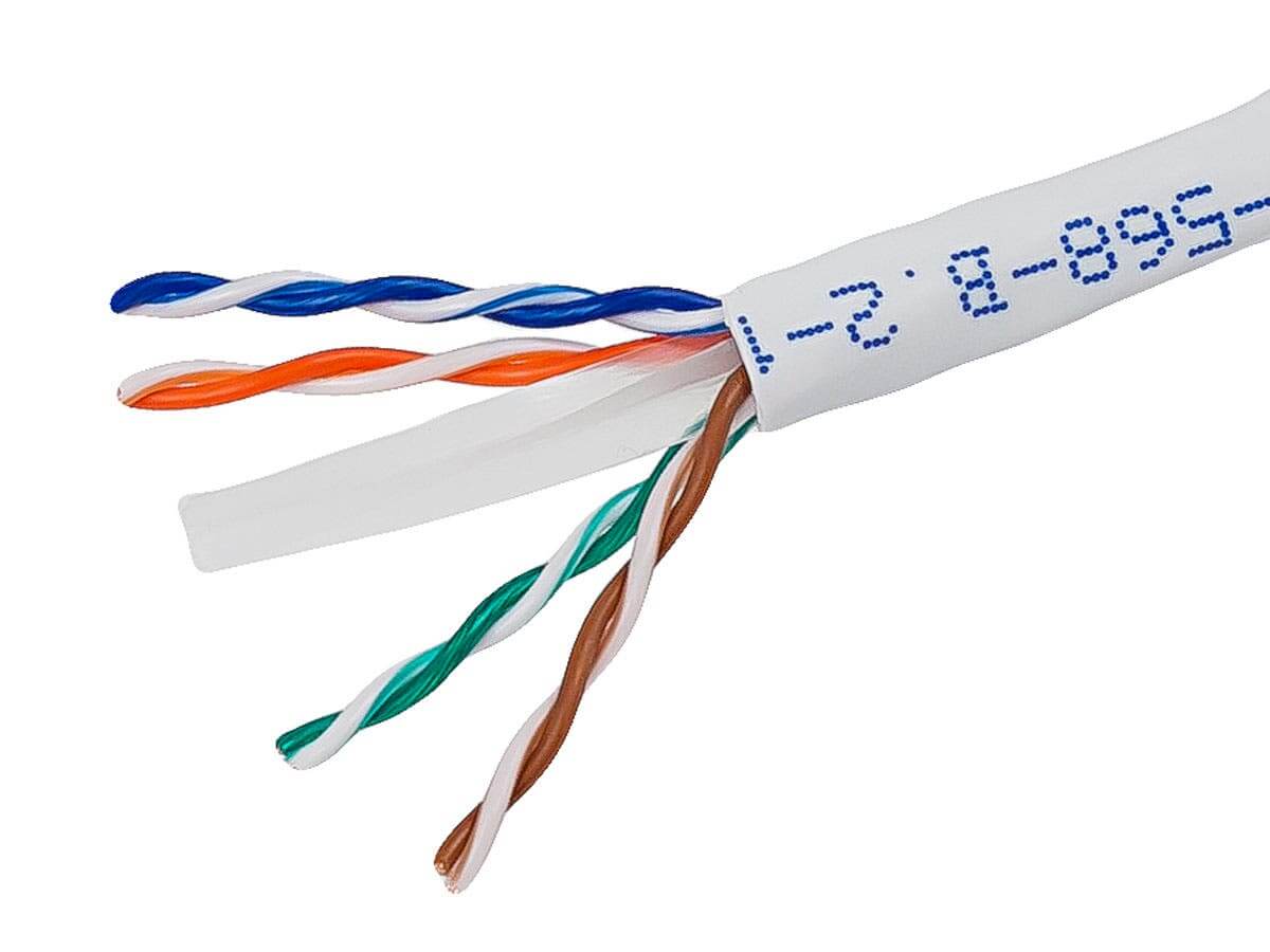 Monoprice Cat6 Ethernet Bulk Cable - Stranded 550Mhz UTP Pure Bare Copper Wire 24AWG 1000ft