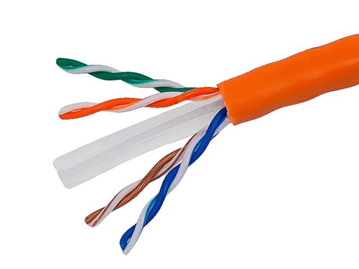 Monoprice Cat6 Ethernet Bulk Cable - Stranded 550Mhz UTP Pure Bare Copper Wire 24AWG 1000ft