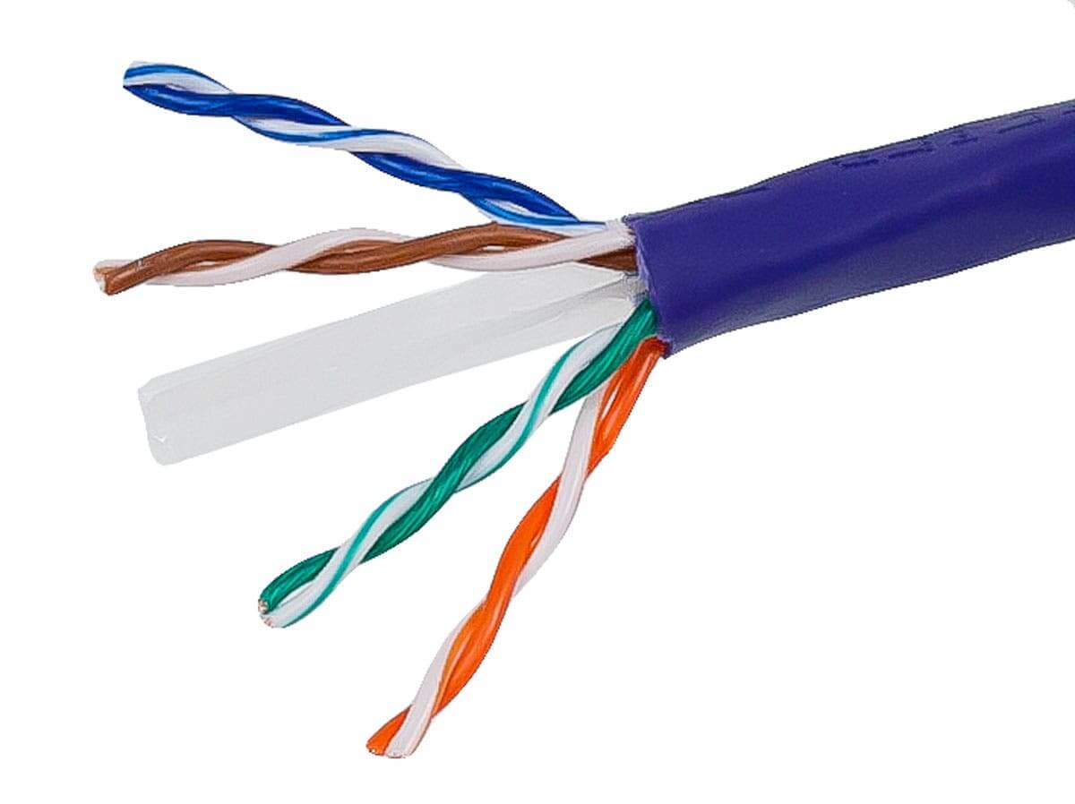 Monoprice Cat6 Ethernet Bulk Cable - Stranded 550Mhz UTP Pure Bare Copper Wire 24AWG 1000ft