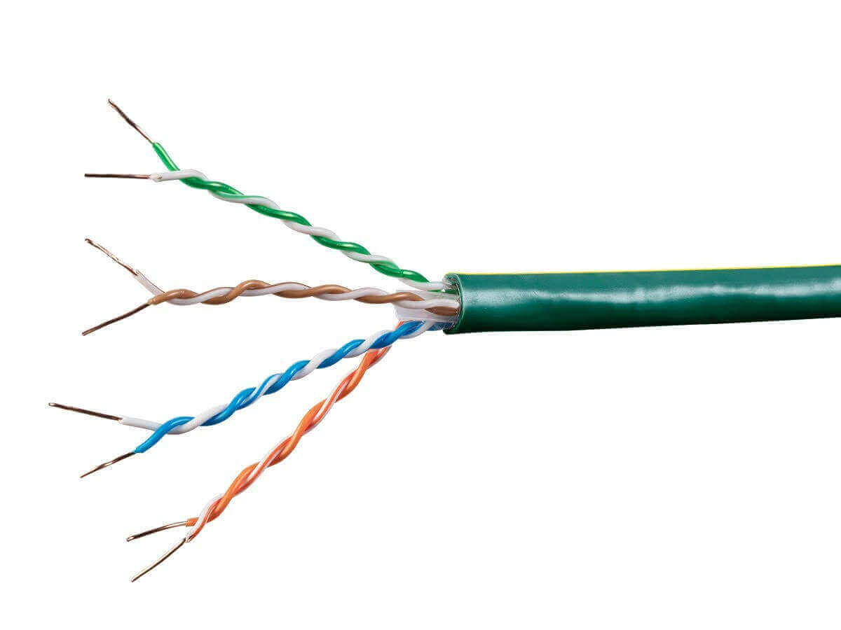 Monoprice Cat6A Ethernet Bulk Cable - Solid  550Mhz  UTP  CMR  Riser Rated  Pure Bare Copper Wire  10G  23AWG  No Logo  1000ft.