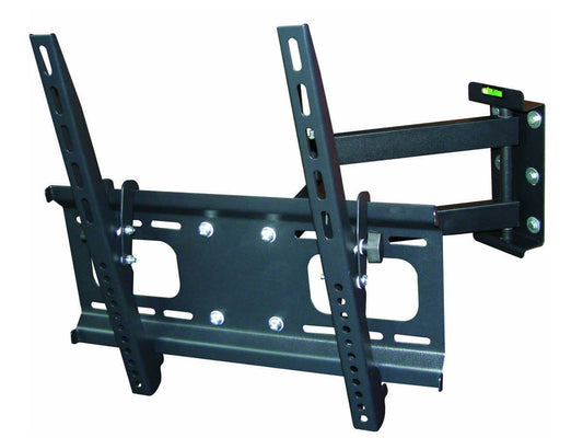Monoprice Commercial Series Full-Motion TV Wall Mount Bracket For TVs 32in to 55in Max Weight 99lbs Extension Range of 3.7in to 20.1in VESA Patterns Up to 400x400 Concrete & Brick