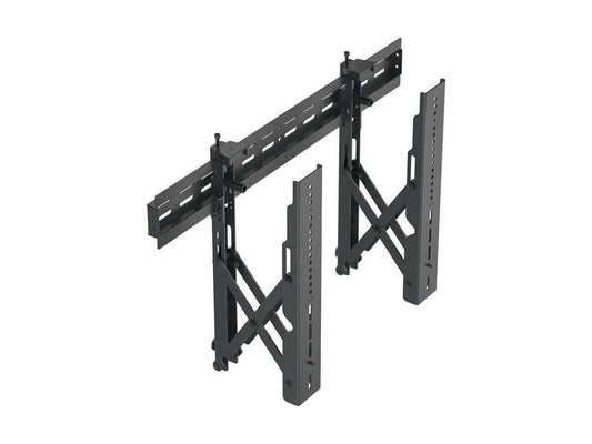 Monoprice Commercial Series Specialty Menu Board TV Wall Mount Bracket with Push-to-Pop-Out - Max Weight 99lbs Extension Range of 2.4in to 8in VESA Patterns Up to 600x400 Security Brackets