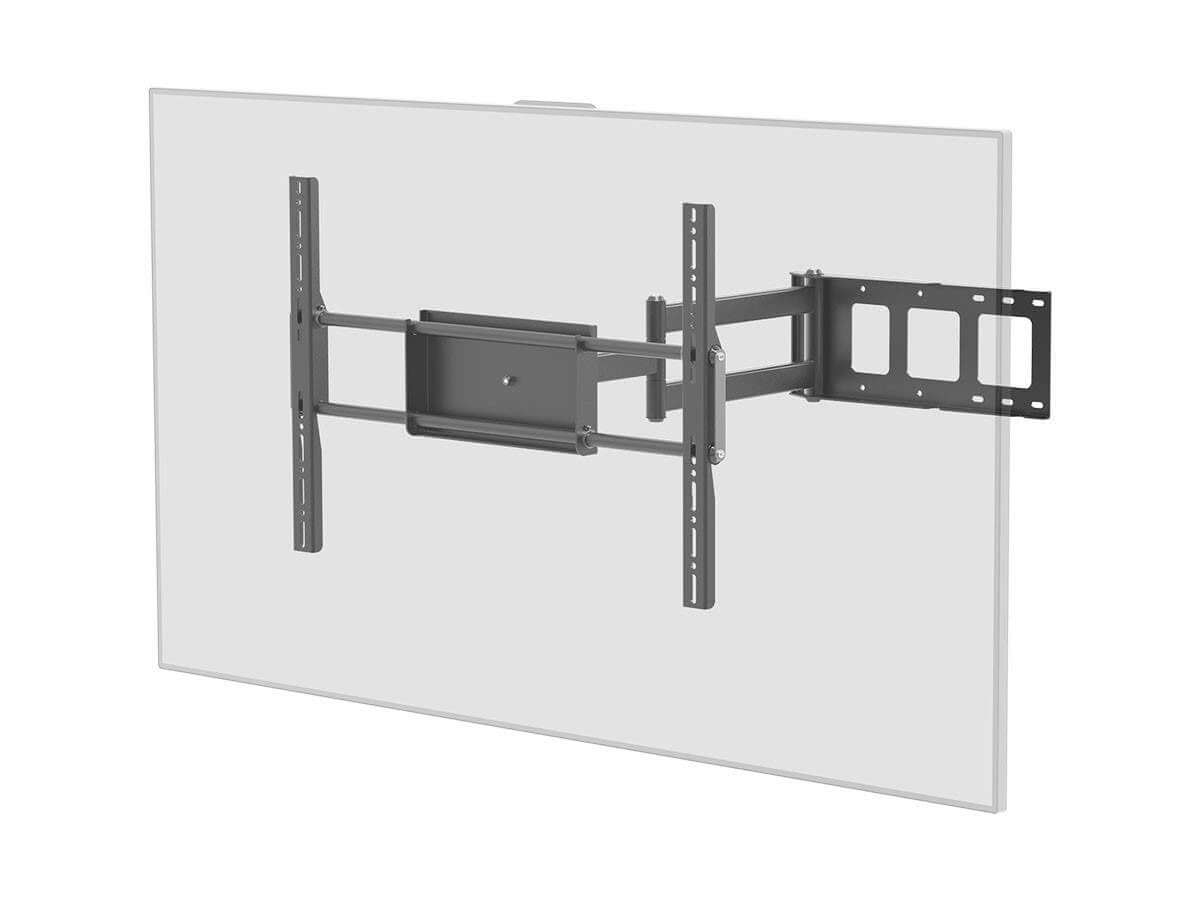 Monoprice Corner Friendly Full-Motion Articulating TV Wall Mount Bracket For TVs 37in to 70in Max Weight 110lbs Extension Range of 5.5in to 28.3in VESA Patterns Up to 700x500