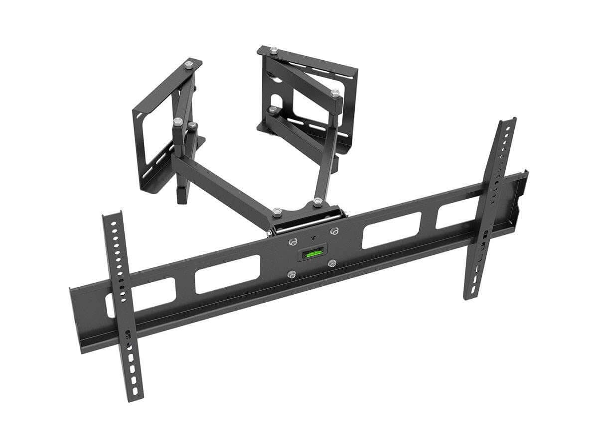 Monoprice Cornerstone Series Full-Motion Articulating TV Wall Mount Bracket For TVs 37in to 63in Max Weight 132lbs VESA Patterns Up to 800x400