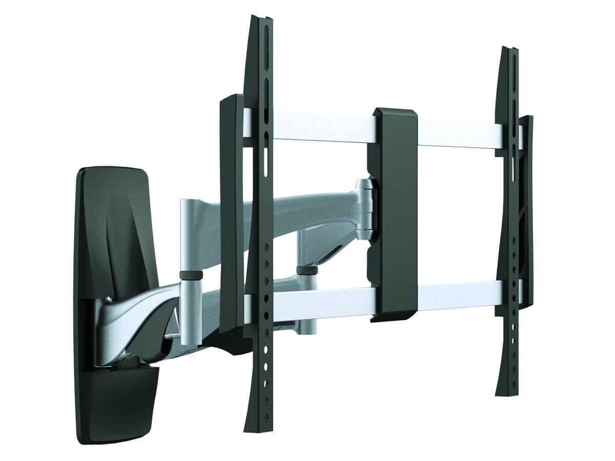 Monoprice EZ Series Full-Motion Articulating TV Wall Mount Bracket For TVs 37in to 70in Max Weight 99 lbs Extends from 2.0in to 17.5in VESA Up to 600x400 Rotating Concrete & Brick UL Certified