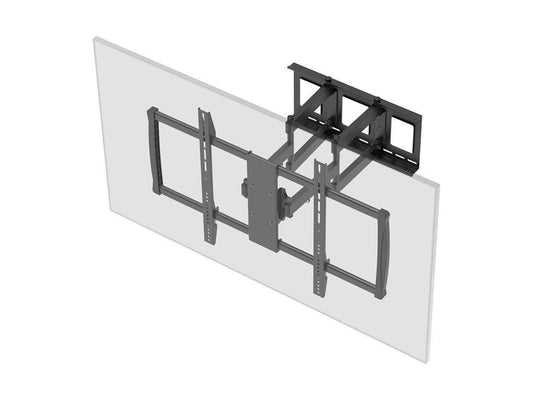 Monoprice EZ Series Full-Motion Articulating TV Wall Mount Bracket for TVs 60in to 100in Max Weight 176 lbs Extends from 2.8in to 24.6in VESA Up to 900x600 Concrete & Brick UL Certified