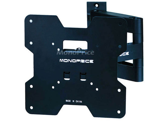 Monoprice EZ Series Full Motion TV Wall Mount Bracket - For TVs 20in to 42in Max Weight 80lbs Extension Range of 3.2in to 16.5in VESA Patterns Up to 200x200