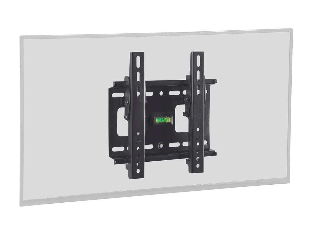 Monoprice EZ Series Tilt TV Wall Mount Bracket - For TVs 32in to 42in Max Weight 80lbs VESA Patterns Up to 200x200 UL Certified
