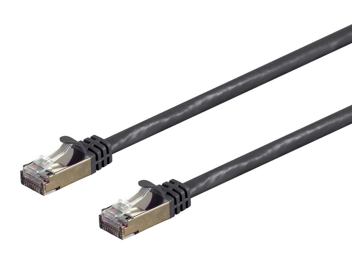 Monoprice Entegrade Series Cat7 26AWG  Shielded (S/FTP) Ethernet Network Patch Cable   Stranded  600Mhz with flex boot connectors