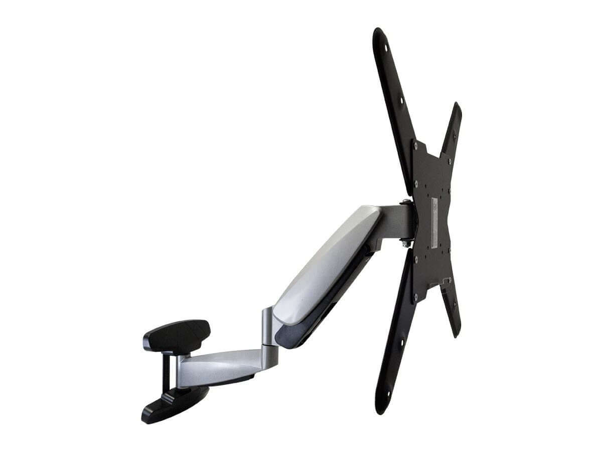 Monoprice Full-Motion Articulating TV Wall Mount Bracket For TVs 42in to 66in Max Weight 66lbs Extension Range of 2.3in to 23.4in VESA Patterns Up to 400x400 UL Certified