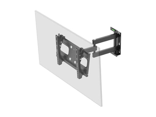 Monoprice Full-Motion Articulating TV Wall Mount Bracket for TVs 32in to 55in Max Weight 88 lbs Extension Range of 3.8in to 18.7in VESA Patterns Up to 400x200 Works with Concrete & Brick
