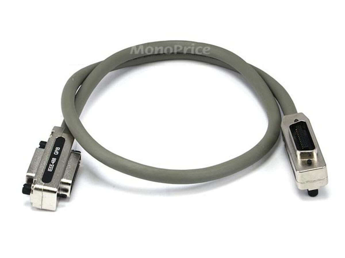 Monoprice IEEE-488 Metal Hood for reliable connections in retro computing setups with durable design.