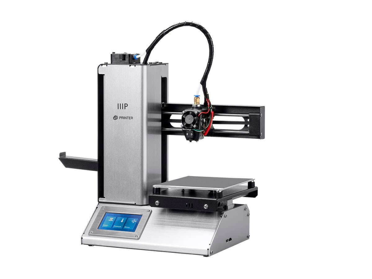 Monoprice MP Select Mini Pro 3D Printer - Aluminum - Auto Level Heated Bed Touch Screen Wifi (Euro Plug) (Open Box)
