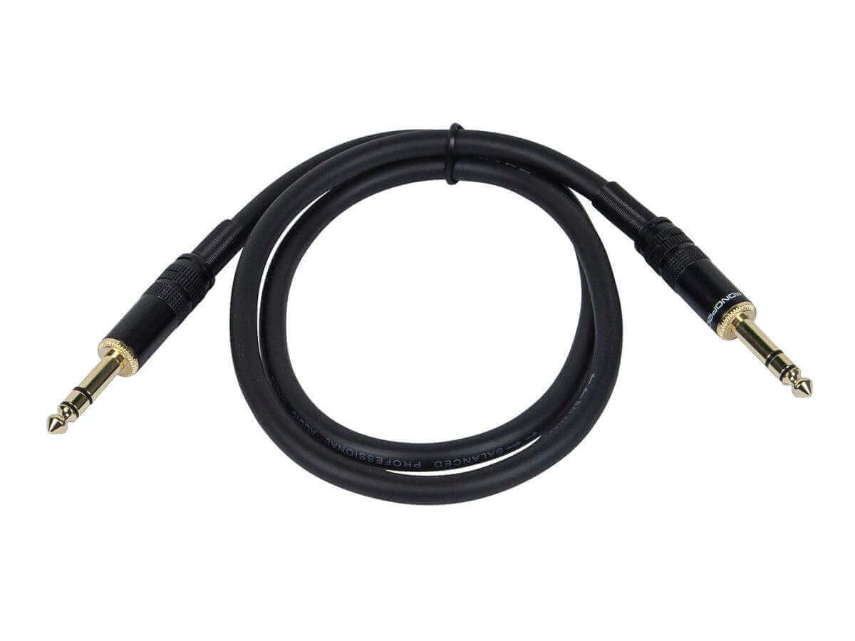 Monoprice Premier Series 1/4in TRS Male to Male Cable 16AWG (Gold Plated)