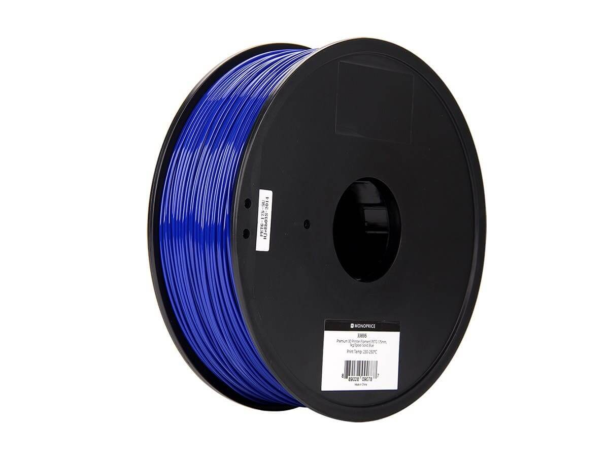 Monoprice Premium 3D Printer Filament PETG 1.75mm 1kg/Spool
