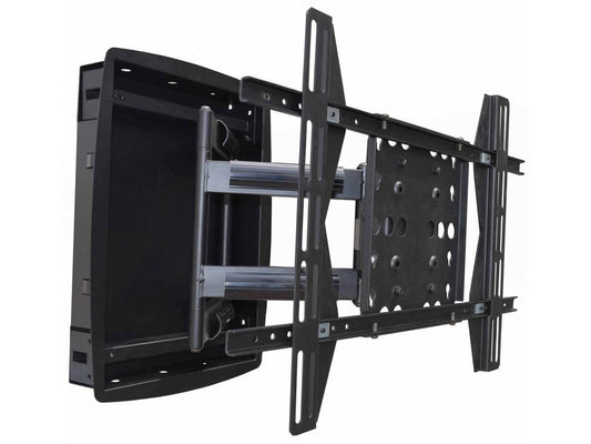 Monoprice Recessed Full-Motion Articulating TV Wall Mount Bracket - For TVs 42in to 63in Max Weight 200lbs Extension Range of 3.94in to 25.0in VESA Patterns Up to 800x500