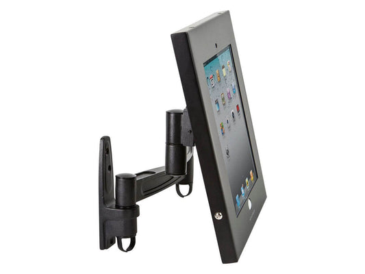 Monoprice Safe and Secure Wall Mount Display Stand for all 9.7in iPad Black