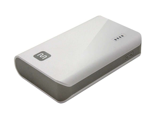 Monoprice Select Plus USB Power Bank White 6 000mAh 2-Port Up to 2A Output for iPhone Android and Galaxy Devices