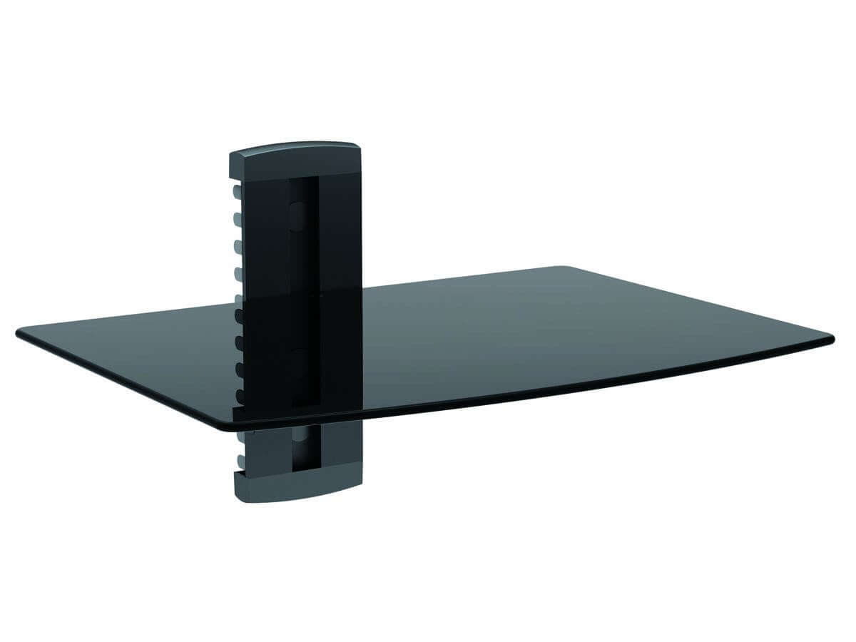 Monoprice Single Shelf Wall Mount for TV Components with Weight Capacity 17.6 lbs