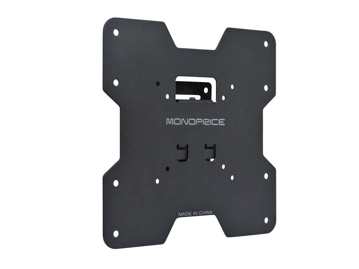Monoprice Tilt TV Wall Mount Bracket - For TVs 24in to 37in Max Weight 80lbs VESA Patterns Up to 200x200 Concrete / Brick Only