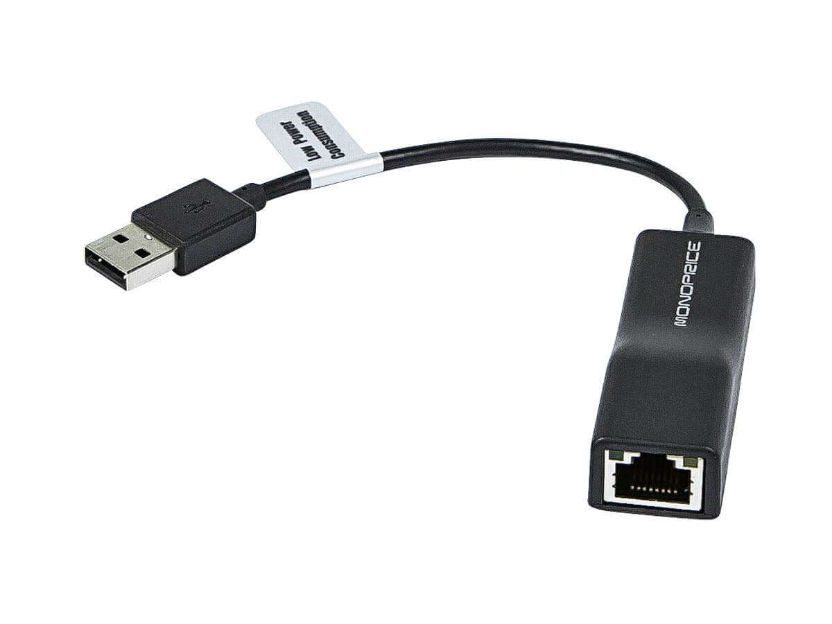 Monoprice USB 2.0 Ultrabook Ethernet Adapter ( Low Power )