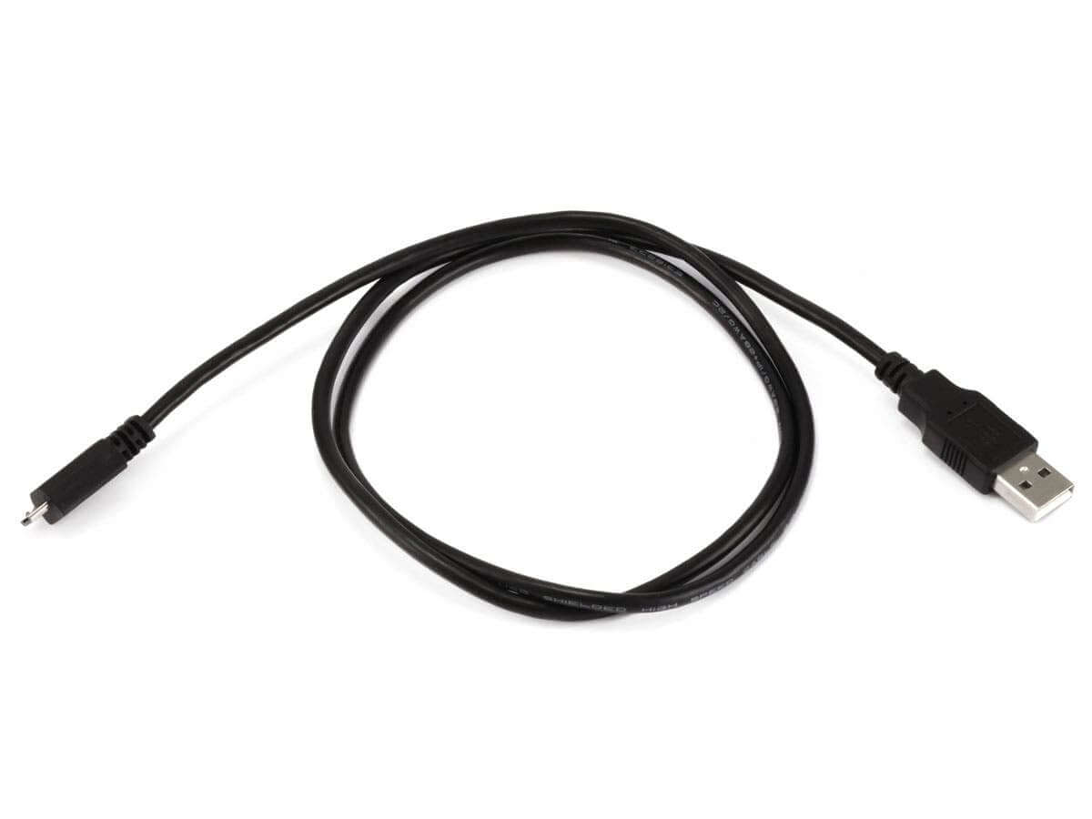 Monoprice USB Type-A to Micro Type-B 2.0 Cable - 5-Pin 28/28AWG Black 3ft