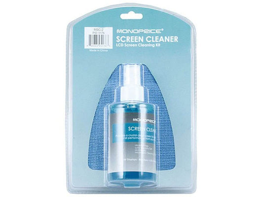 Monoprice Universal Screen Cleaner (Large Bottle Blister Pack) for LCD & Plasmas TV all Android and iOS Smartphones and Tablets