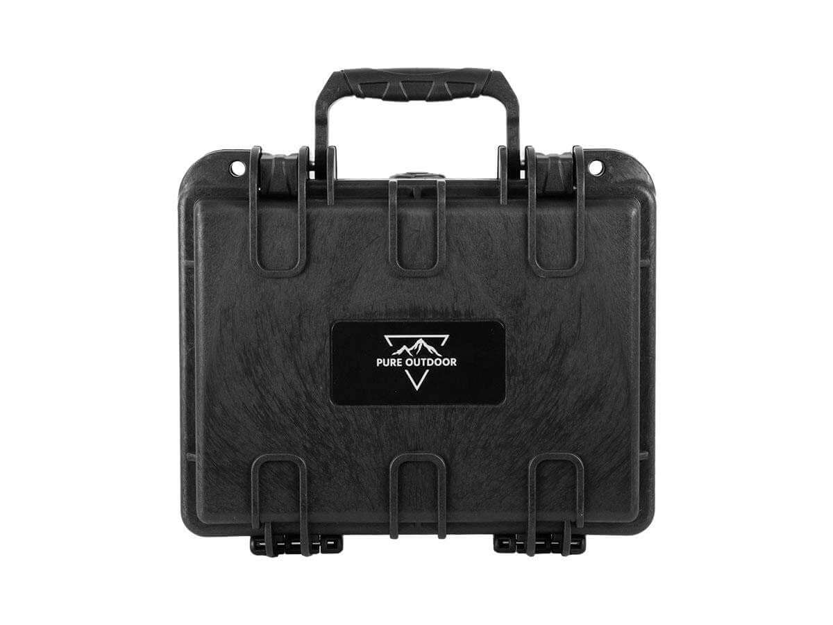 Pure Outdoor by Monoprice Weatherproof Hard Case with Customizable Foam 10" x 8" x 4"
