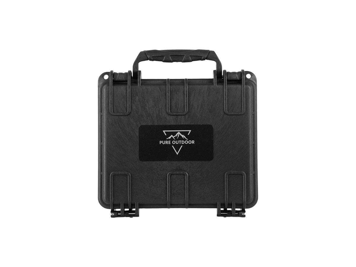 Pure Outdoor by Monoprice Weatherproof Hard Case with Customizable Foam 7" x 6" x 2"