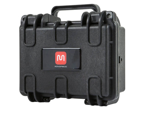 Pure Outdoor by Monoprice Weatherproof Hard Case with Customizable Foam 8" x 7" x 4"