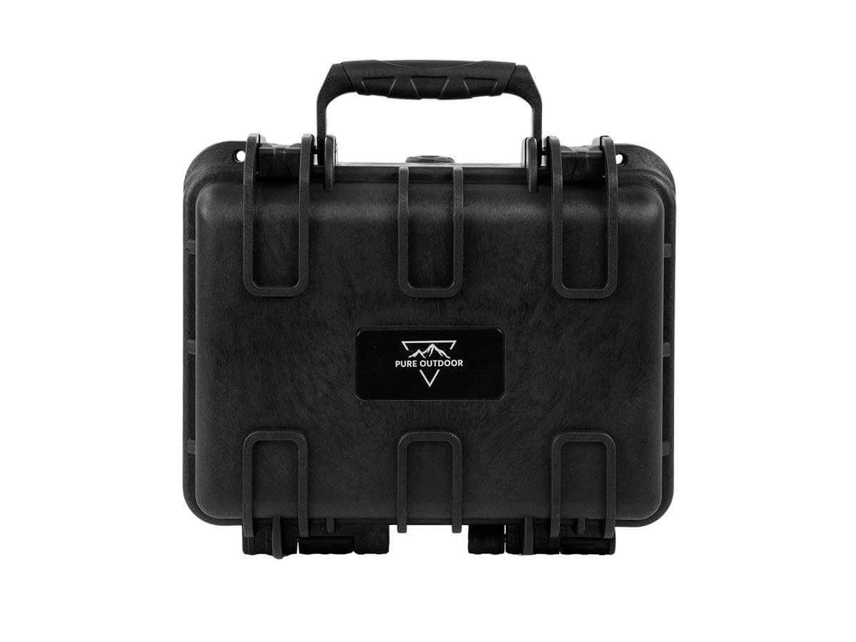 Pure Outdoor by Monoprice Weatherproof Hard Case with Customizable Foam Fits HUBSAN Quadcopter Drones 12" x 10" x 6"